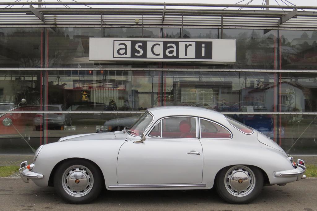 Porsche 356 Coupe silber Seitenansicht