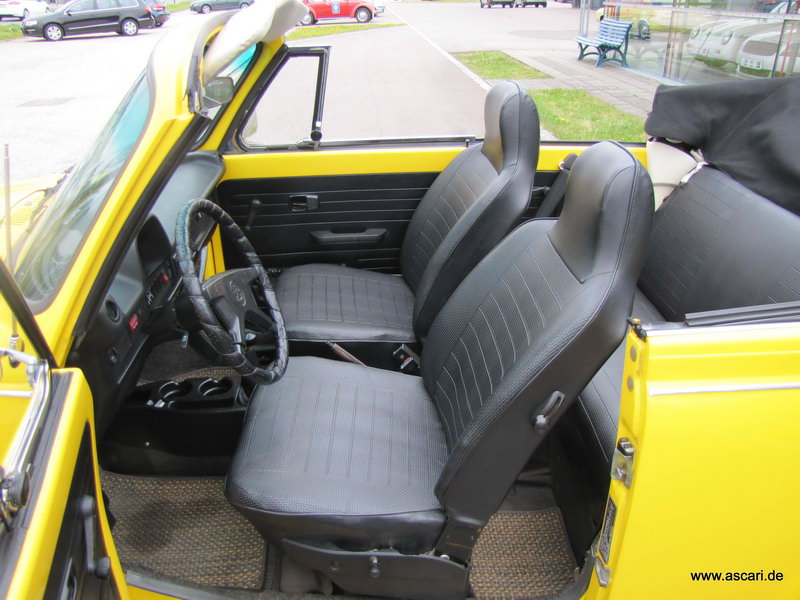 VW Käfer Cabrio 1303 fuel injection-gelb | ascari GmbH